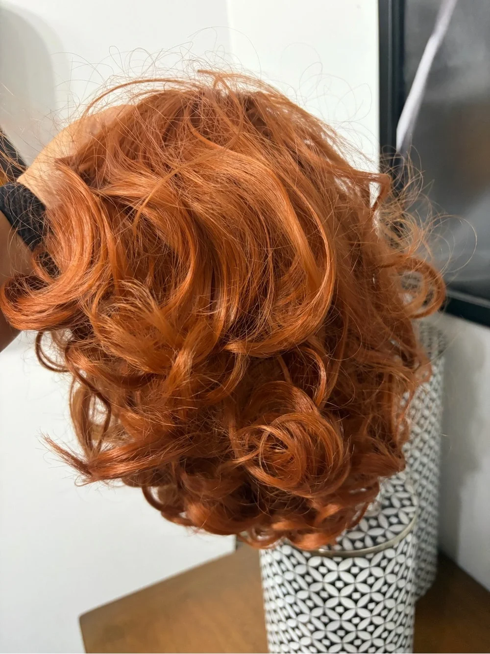 Short Wavy Bob Wig in Copper - Women Hair